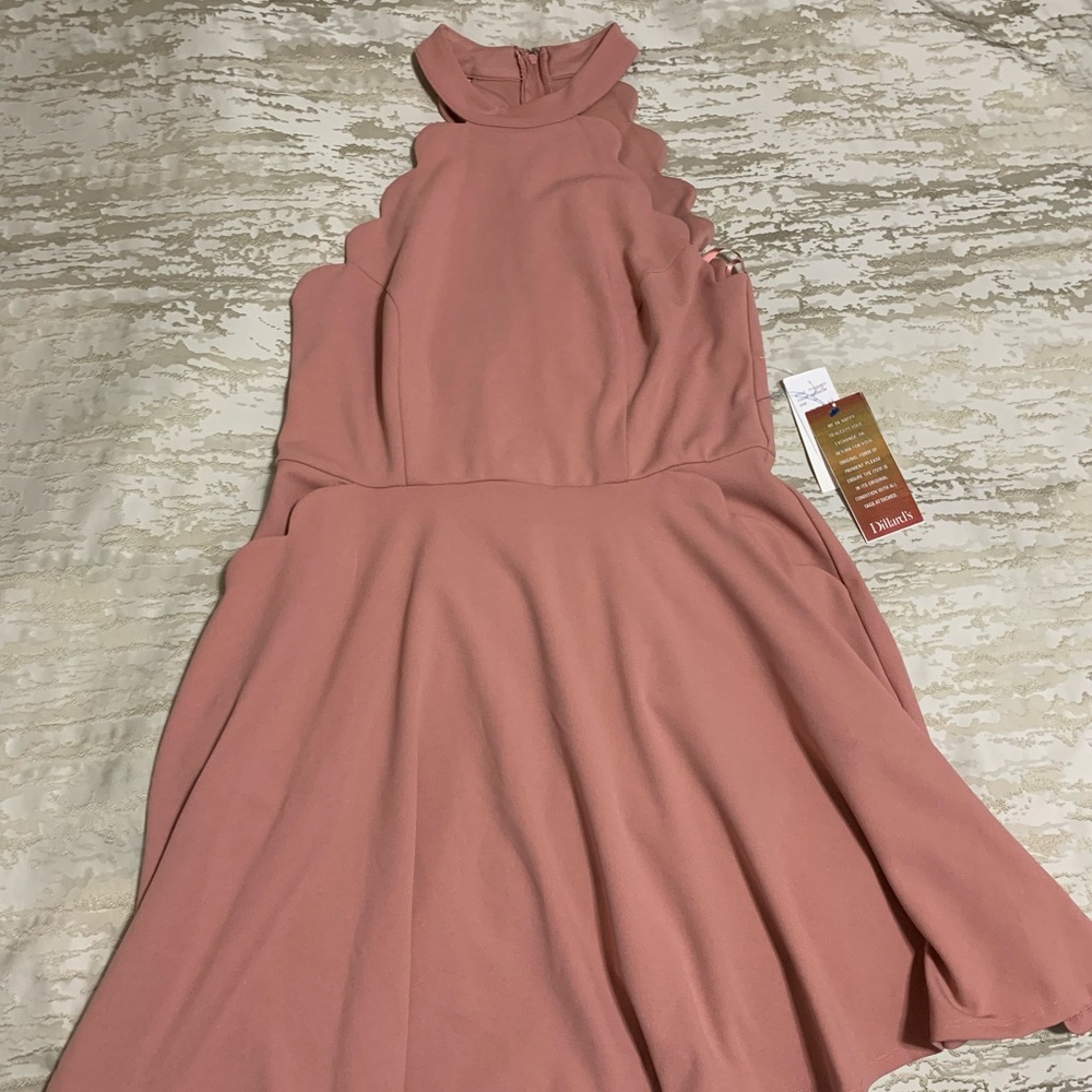 NWT Pink/Mauve halter neck dress from Dillard’s